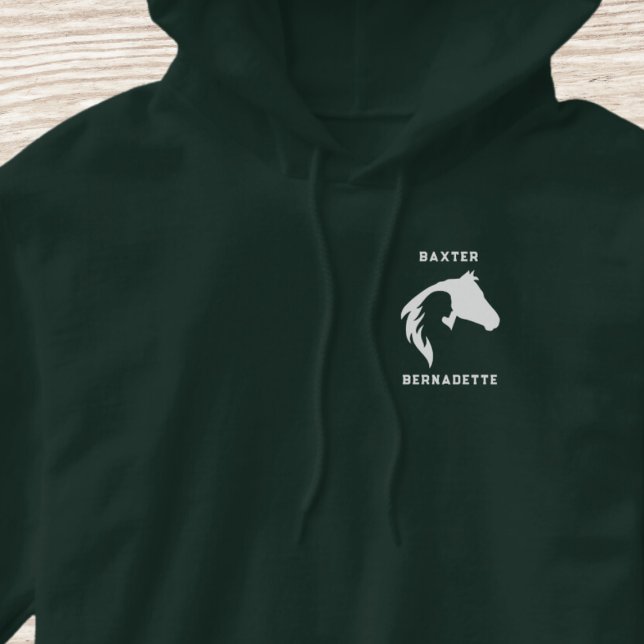 Reitsport Individuelle Name Reiten Hoodie (Von Creator hochgeladen)