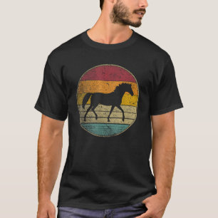 Reitsport Liebe Reitsport Mädchen Vintage T-Shirt