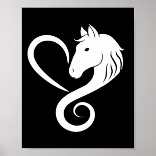 Reitsport Lover Reitsport Western Cowgirl Ranch Poster
