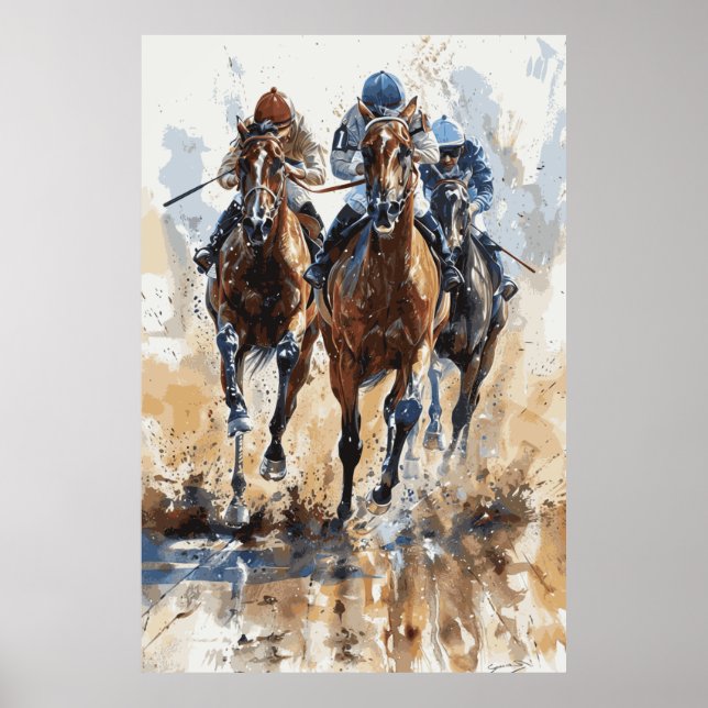Reitsport Reiten Poster (Vorne)