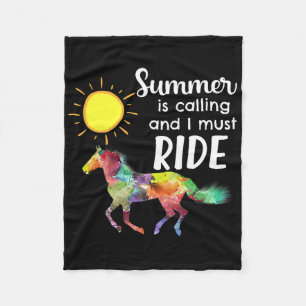 Reitsport Reitsport Sommerferien Fleecedecke