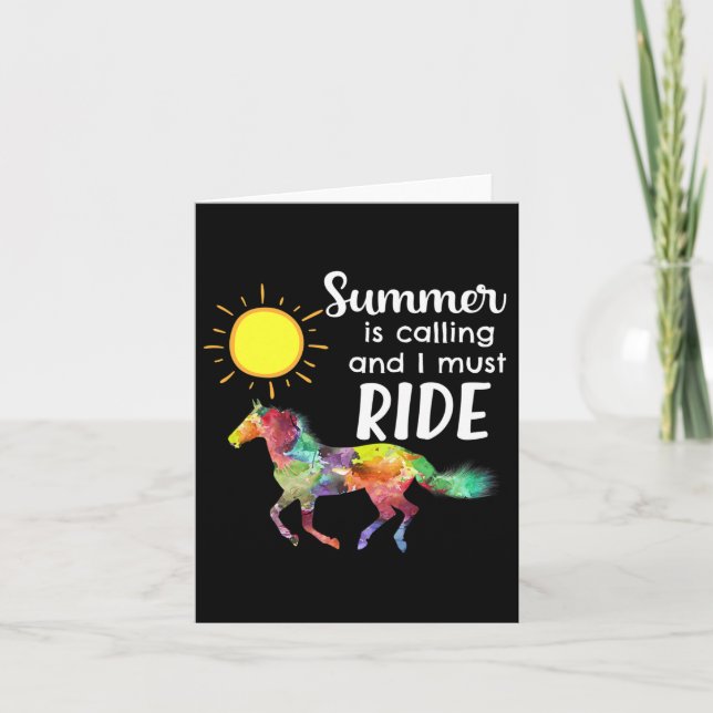 Reitsport Reitsport Sommerferien Karte (Vorderseite)
