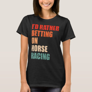 Reitsport-Sprichwort für Pferde von Derby 1 T-Shirt
