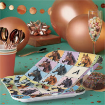 Reitsport Themed Party Pferde Mit Monogramm Pferd