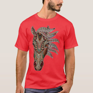 Reitstall Abstrakt Art Native American Geometri T-Shirt