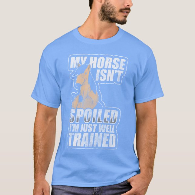 Reitstall für Pferde T-Shirt (Vorderseite)