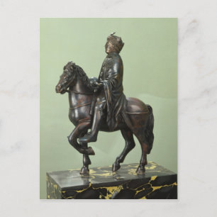 Reitstatue Charlemagne 2 Postkarte