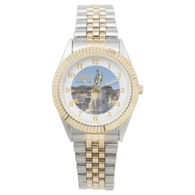 Reitstatue von König José I., Lissabon Armbanduhr (Vorderseite)