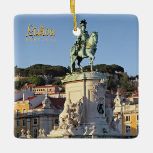 Reitstatue von König José I., Lissabon Keramikornament