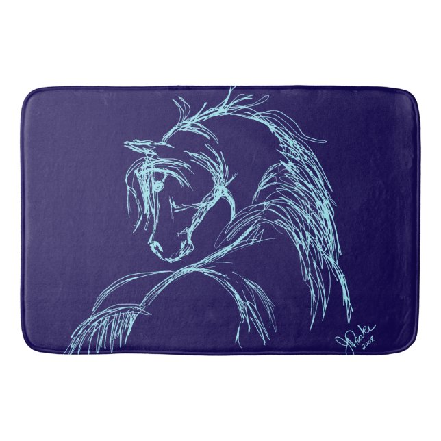 Reittier Badematte (Vorderseite)