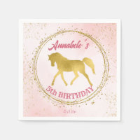 Reittiere aus Rosa und Gold