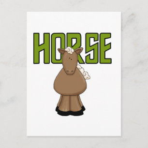Reittiere und Geschenke Postkarte