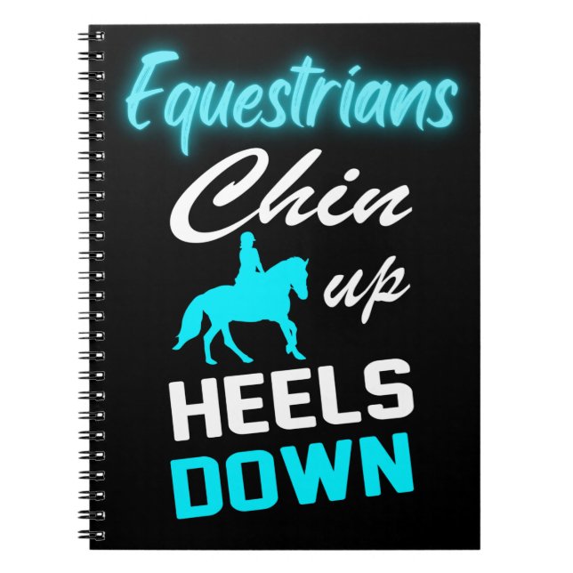 Reittiere versinken Heels Notizblock (Vorderseite)