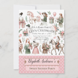 Reittiere zum Geburtstag Einladung