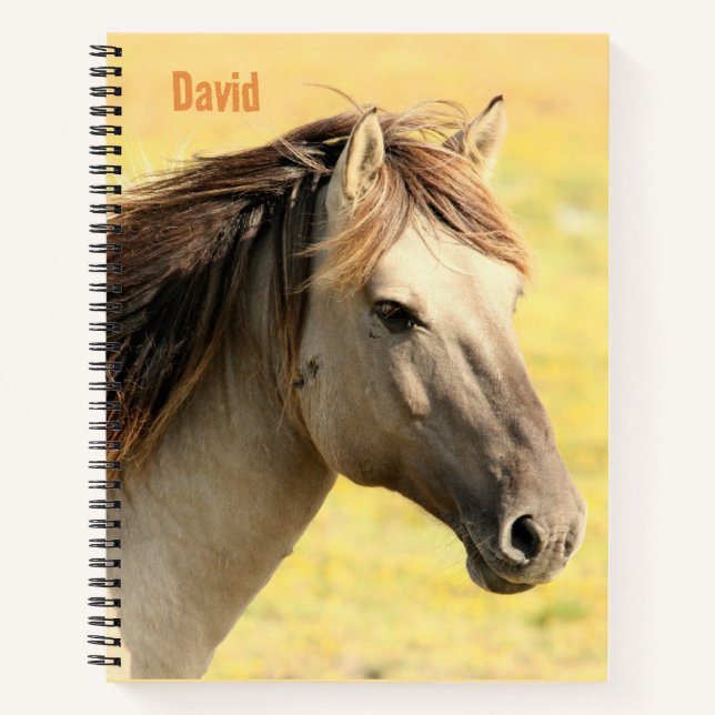 Reitunterricht Personalisiert School Notizbuch (Vorderseite)