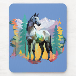 Reitvector Art Animal in the Majestic Nature Mousepad