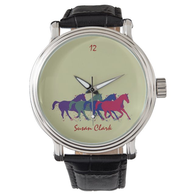 Reitzeit Armbanduhr (Vorderseite)