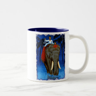 "ReitZuhause " Zweifarbige Tasse