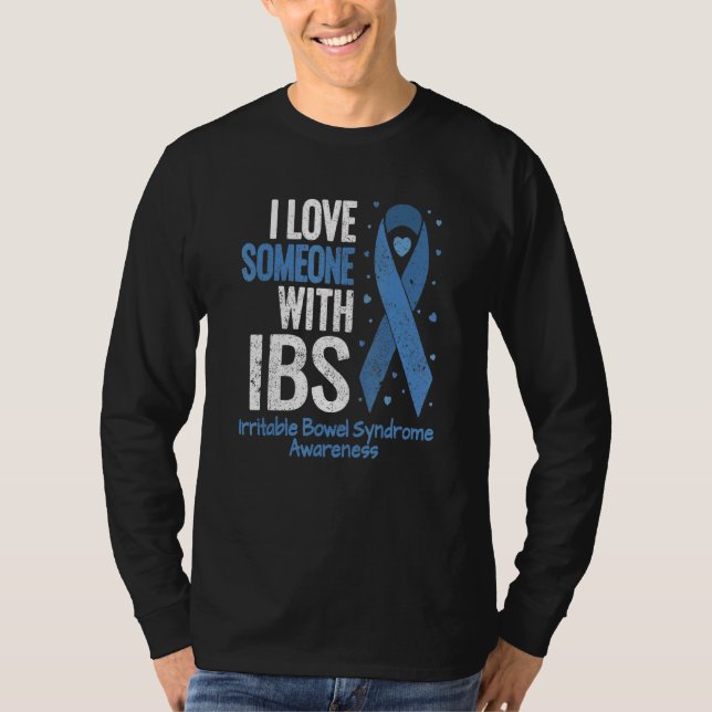 Reizbares Darmsyndrom I Liebe Jemand mit Ibs R T-Shirt (Vorderseite)