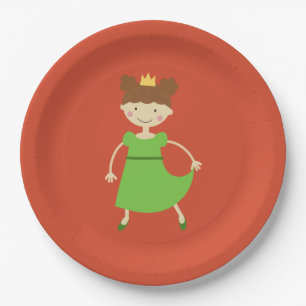 Reizend Prinzessin Pappteller