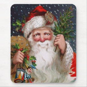 Reizend Vintager Weihnachtsmann Mousepad