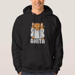 Reizende Akita Dog Decor Dog House Present Hoodie