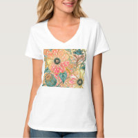 Reizende blühende Blumen mit farbenfrohem Design