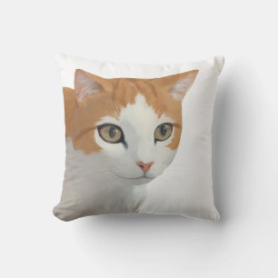 Reizende Ginger-Katzen-Kunst Kissen