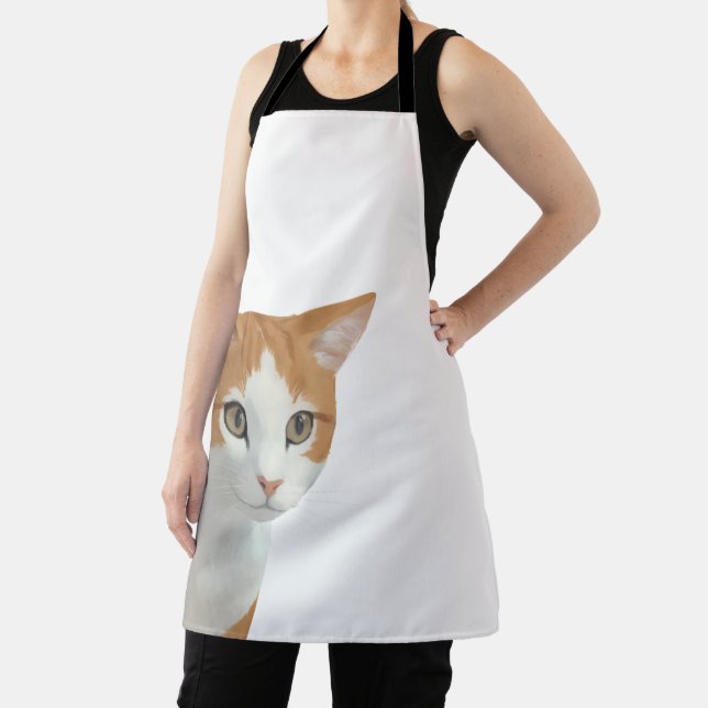 Reizende Ginger-Katzen-Kunst Schürze (InSitu)