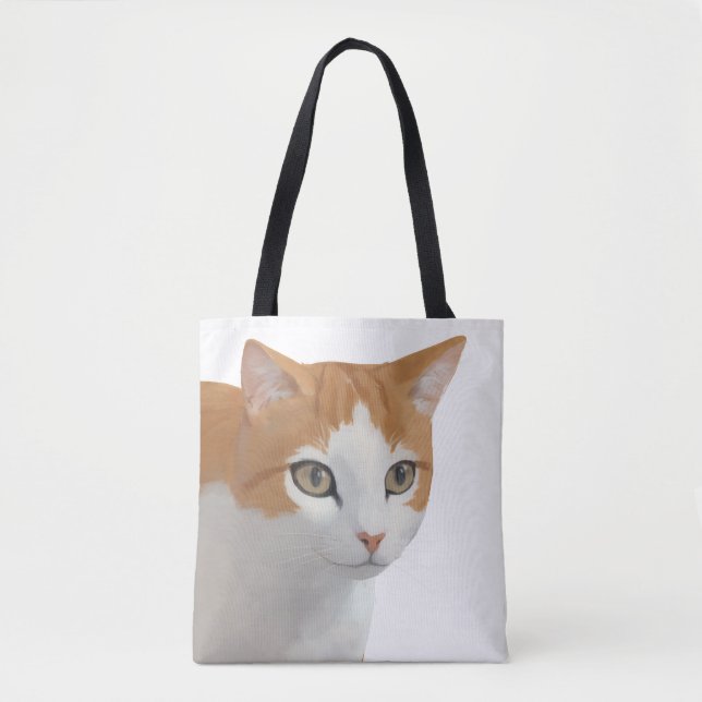 Reizende Ginger-Katzen-Kunst Tasche (Vorderseite)