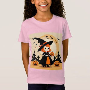 Reizende Hexe mit Kürbis T-Shirt