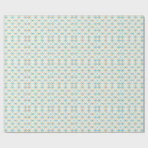 Reizende Kokette-Schleife Geometrisches Fliesenmus Geschenkpapier