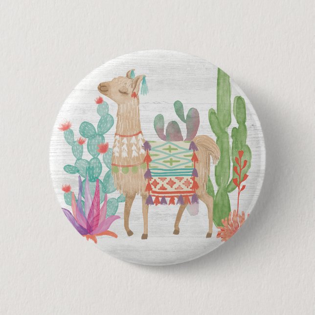 Reizende Lamas IV Button (Vorderseite)