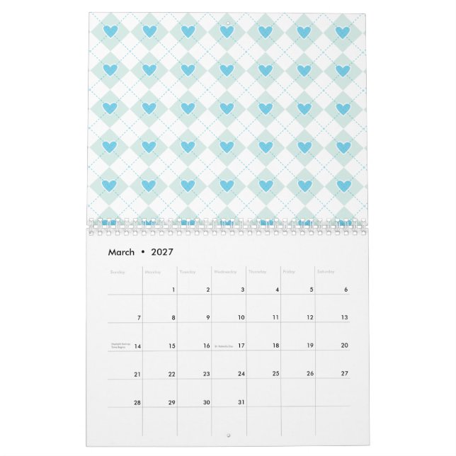 Reizende Raute Kalender (Mär 2027)