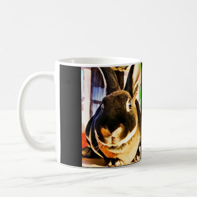 Reizende Rex Kaninchen-Tasse Kaffeetasse (Links)
