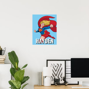 Reizende Supergirl-Pose Poster