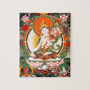 Reizende tibetanische buddhistische Kunst