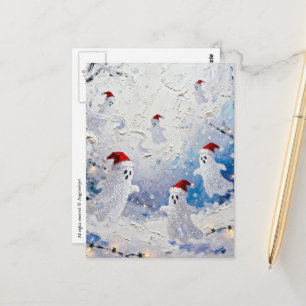 Reizende und niedliche Weihnachtsgeister Postkarte