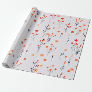 Reizende Vintage-Weiche Rosen Floral Geschenkpapier