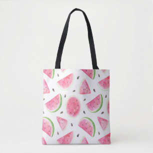 Reizende Wassermelonen-Tasche aus Wasserfarben Tasche