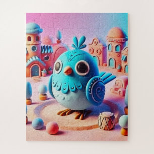 Reizender Blauer Vogel