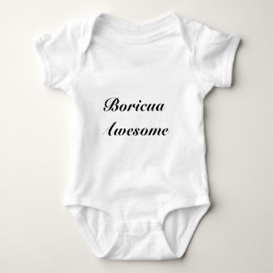Reizender Boricua fantastischer Baby Strampler