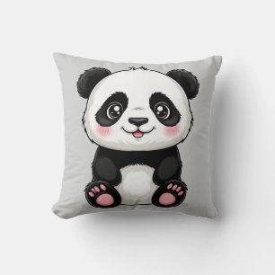 Reizender Cartoon-Panda Kissen