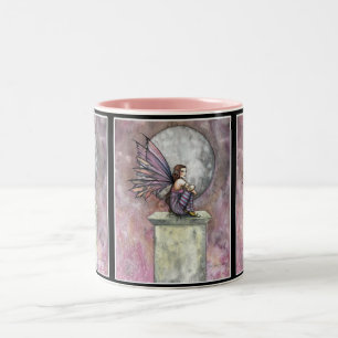 Reizender Feenbecher von Molly Harrison Zweifarbige Tasse