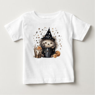 REIZENDER HALLOWEEN-IGEL IN EINEM EIMER BABY T-SHIRT