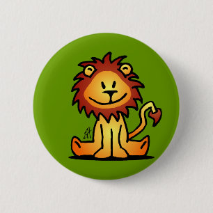 Reizender Löwe Button