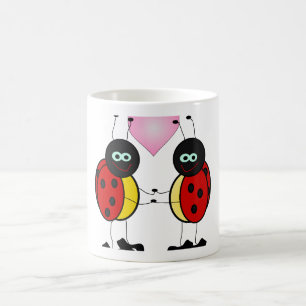 Reizender Marienkäfer-Keramikbecher Kaffeetasse