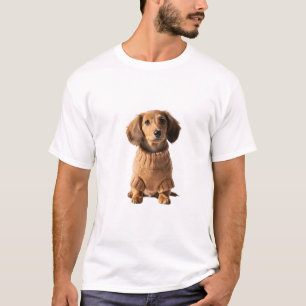 Reizender Miniatur-Langhaar-Dackel T-Shirt