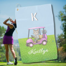Reizender rosa Katzenwagen Purr-fectly on Par