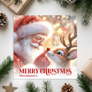 Reizender Weihnachtsmann Rudolph Personalisiertes